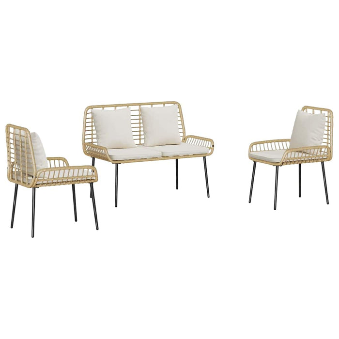 Set de masă pentru grădină 3 pcs Negru, Antracit - WALTI WALTI