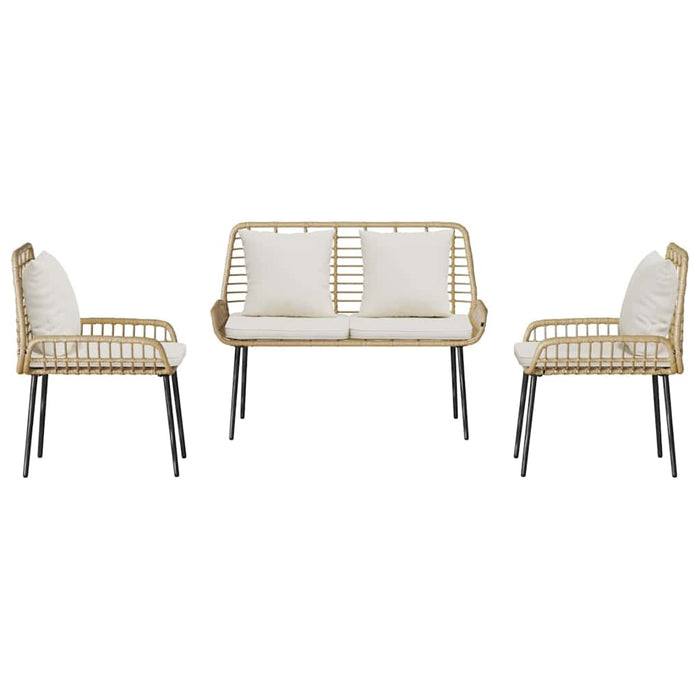 Set de masă pentru grădină 3 pcs Negru, Antracit - WALTI WALTI