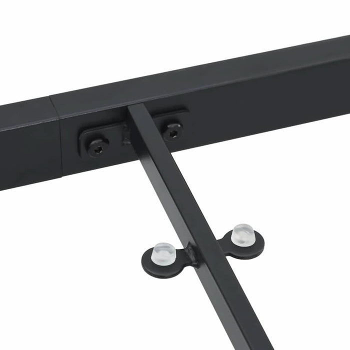 Masă de Grădină Negru 200 x 80 x 73 cm Metal - WALTI WALTI