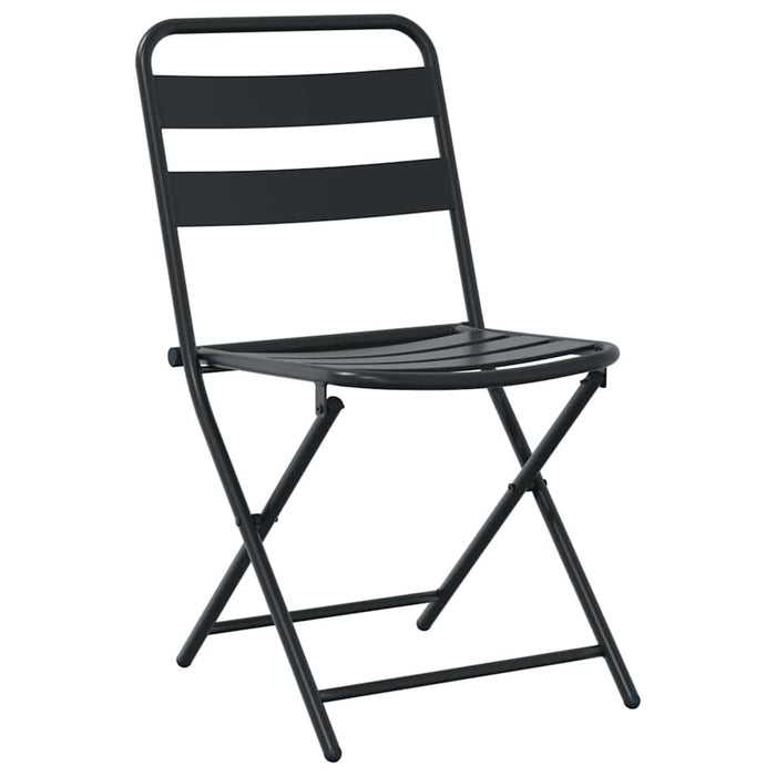 Set Bistro de Grădină 3 pcs Antracit Oțel - WALTI WALTI