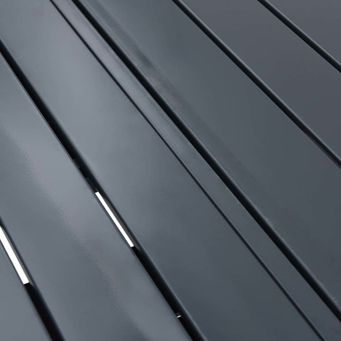 Masă de patio Antracit 180 x 80 x 74 cm - WALTI WALTI
