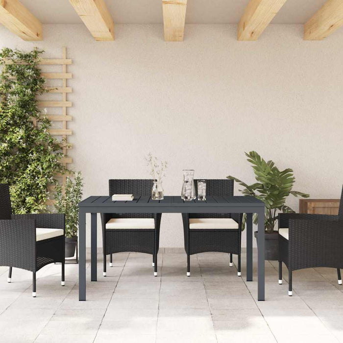 Masă de patio Antracit 180 x 80 x 74 cm - WALTI WALTI