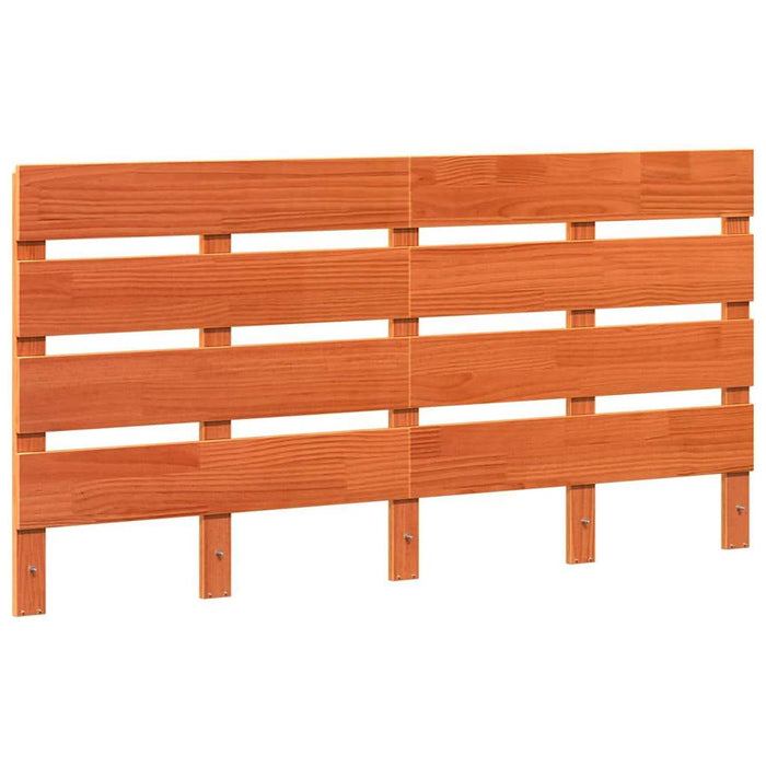 Tăblie cap Maro 140,5 x 3 x 80 cm Lemn de pin masiv - WALTI WALTI