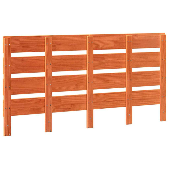 Tăblie cap Maroniu cerat 160,5 x 3 x 80 cm Lemn de pin masiv - WALTI WALTI
