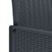Scaun pentru Grădină 2 pcs Antracit Dimensiune: 53 x 49 x 85 cm - WALTI WALTI