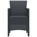 Scaun pentru Grădină 2 pcs Antracit Dimensiune: 53 x 49 x 85 cm - WALTI WALTI