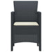 Scaun pentru Grădină 2 pcs Antracit Dimensiune: 53 x 49 x 85 cm - WALTI WALTI