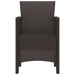 Scaun pentru Grădină 2 pcs Maro Dimensiune: 53 x 49 x 85 cm PP - WALTI WALTI
