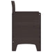 Scaun pentru Grădină 2 pcs Maro Dimensiune: 53 x 49 x 85 cm PP - WALTI WALTI
