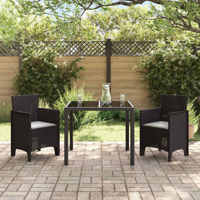 Scaun pentru Grădină 2 pcs Maro Dimensiune: 53 x 49 x 85 cm PP - WALTI WALTI