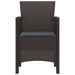 Scaun pentru Grădină 2 pcs Maro Dimensiune: 53 x 49 x 85 cm PP - WALTI WALTI