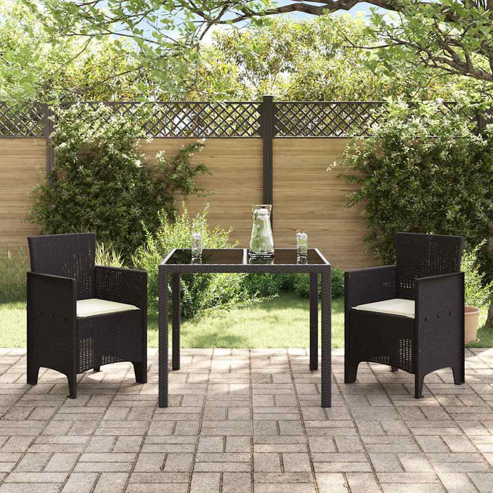 Scaun pentru Grădină 2 pcs Maro Dimensiune: 53 x 49 x 85 cm PP - WALTI WALTI