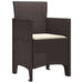 Scaun pentru Grădină 2 pcs Maro Dimensiune: 53 x 49 x 85 cm PP - WALTI WALTI