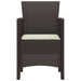 Scaun pentru Grădină 2 pcs Maro Dimensiune: 53 x 49 x 85 cm PP - WALTI WALTI