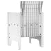 Scaun pentru Grădină 2 pcs Alb Dimensiune: 53 x 49 x 85 cm PP - WALTI WALTI