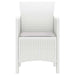 Scaun pentru Grădină 2 pcs Alb Dimensiune: 53 x 49 x 85 cm PP - WALTI WALTI