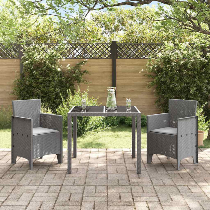 Scaun pentru Grădină 2 pcs Gri deschis - WALTI WALTI