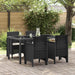 Scaun pentru Grădină 4 pcs Antracit Dimensiune: 53 x 49 x 85 cm - WALTI WALTI
