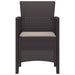 Scaun pentru Grădină 4 pcs Maro Dimensiune: 53 x 49 x 85 cm PP - WALTI WALTI