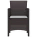 Scaun pentru Grădină 4 pcs Maro Dimensiune: 53 x 49 x 85 cm PP - WALTI WALTI