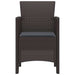 Scaun pentru Grădină 4 pcs Maro Dimensiune: 53 x 49 x 85 cm PP - WALTI WALTI