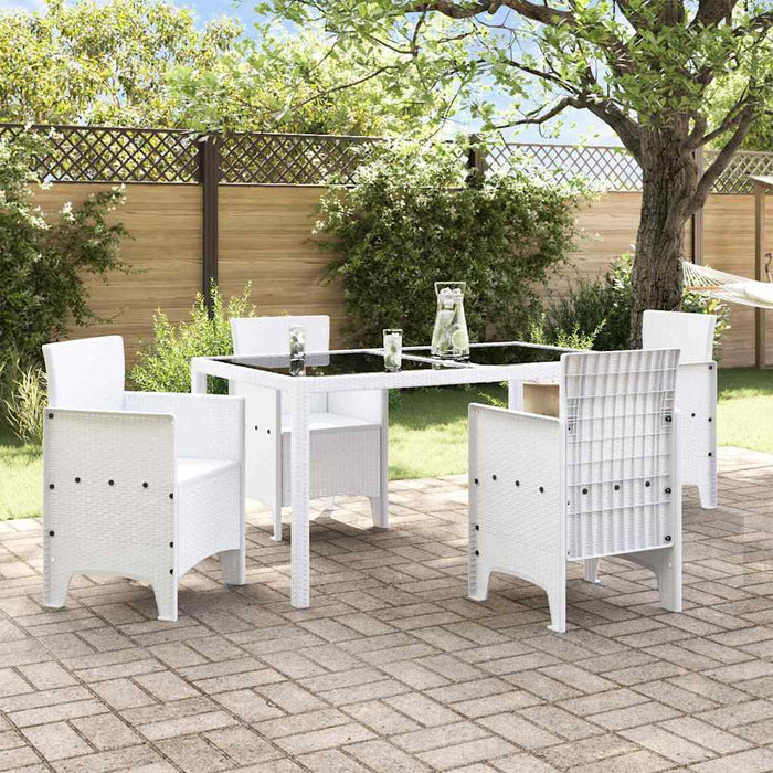 Scaun pentru Grădină 4 pcs Alb Dimensiune: 53 x 49 x 85 cm PP - WALTI WALTI