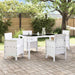 Scaun pentru Grădină 4 pcs Alb Dimensiune: 53 x 49 x 85 cm PP - WALTI WALTI