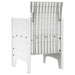 Scaun pentru Grădină 4 pcs Alb Dimensiune: 53 x 49 x 85 cm PP - WALTI WALTI