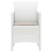 Scaun pentru Grădină 4 pcs Alb Dimensiune: 53 x 49 x 85 cm PP - WALTI WALTI