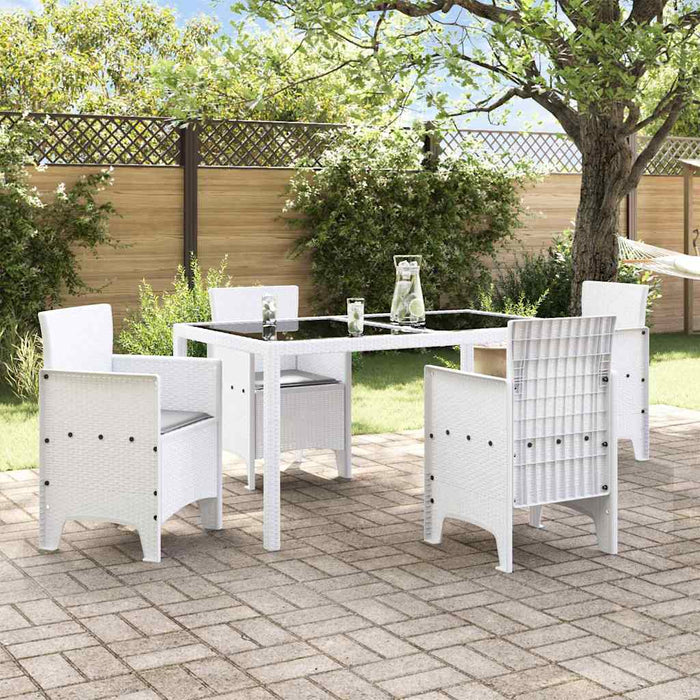 Scaun pentru Grădină 4 pcs Alb Dimensiune: 53 x 49 x 85 cm PP - WALTI WALTI