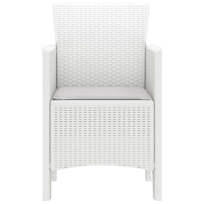 Scaun pentru Grădină 4 pcs Alb Dimensiune: 53 x 49 x 85 cm PP - WALTI WALTI