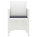 Scaun pentru Grădină 4 pcs Alb Dimensiune: 53 x 49 x 85 cm PP - WALTI WALTI