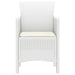 Scaun pentru Grădină 4 pcs Alb Dimensiune: 53 x 49 x 85 cm PP - WALTI WALTI