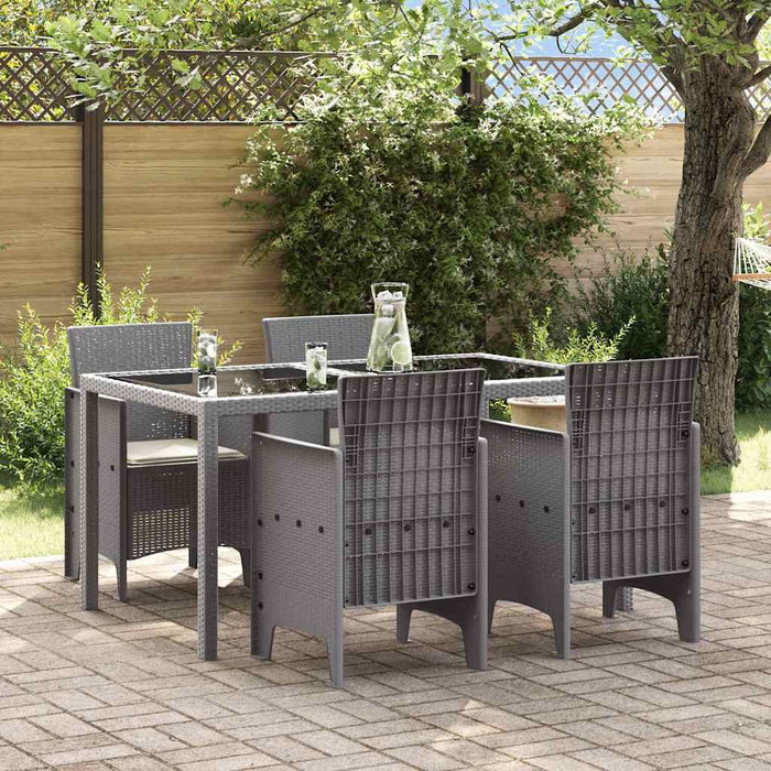 Scaun pentru Grădină 4 pcs Gri deschis - WALTI WALTI