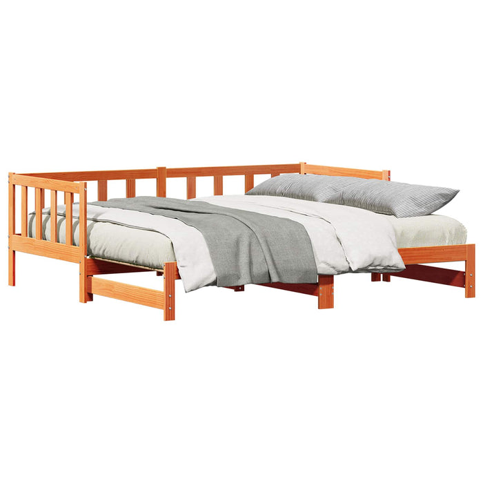 Pat de zi extensibil Maroniu cerat 193.5 x 184 x 66 cm - WALTI WALTI