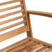 Set de canapele pentru grădină 4 pcs natural Lemn masiv de tec - WALTI WALTI