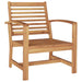 Set de canapele pentru grădină 4 pcs natural Lemn masiv de tec - WALTI WALTI