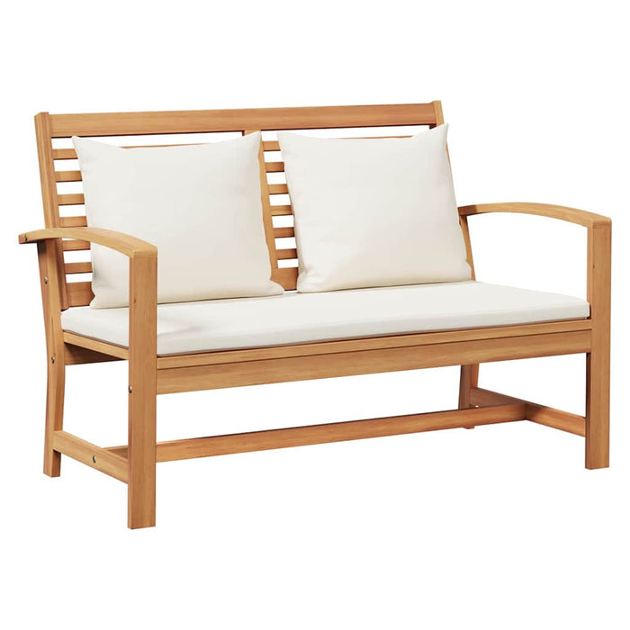 Set de canapele pentru grădină 4 pcs natural Lemn masiv de tec - WALTI WALTI
