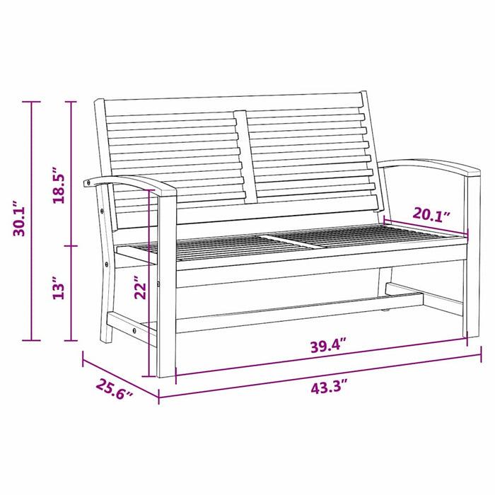 Set de canapele pentru grădină 3 pcs natural Lemn masiv de tec - WALTI WALTI