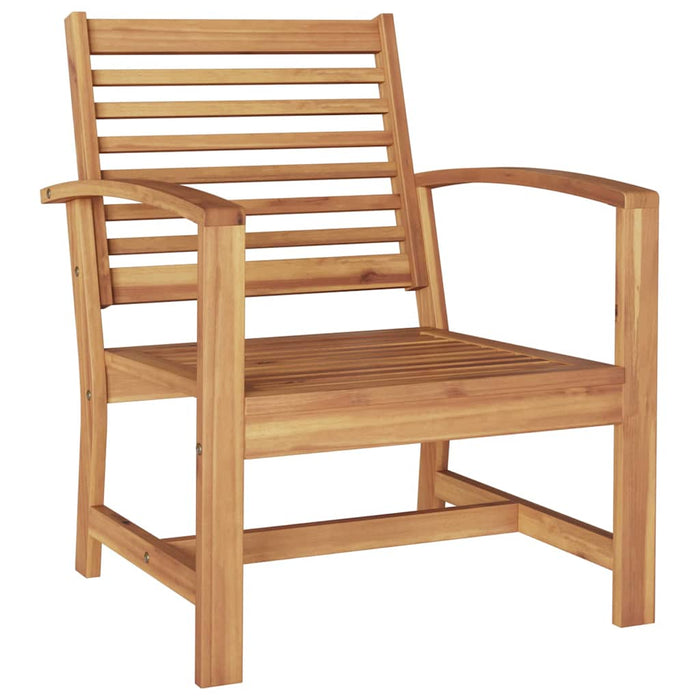 Set de canapele pentru grădină 5 pcs natural Lemn masiv de tec - WALTI WALTI