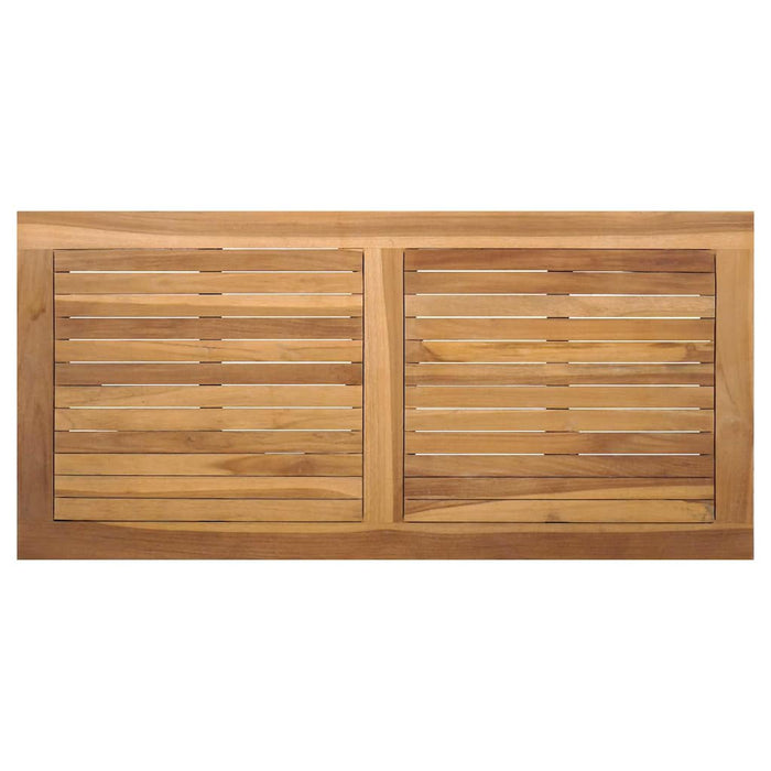 Set de canapele pentru grădină 5 pcs natural Lemn masiv de tec - WALTI WALTI