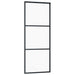 Ușă glisantă cu set de feronerie neagră 76x205 cm Sticlă ESG - WALTI WALTI