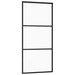 Ușă glisantă cu set de feronerie neagră 90x205 cm Sticlă ESG - WALTI WALTI