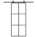 Ușă glisantă cu set de feronerie neagră 90x205 cm Sticlă ESG - WALTI WALTI