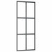 Ușă glisantă cu set de feronerie neagră 90x205 cm Sticlă ESG - WALTI WALTI