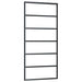 Ușă glisantă cu set de feronerie neagră 90x205 cm Sticlă ESG - WALTI WALTI