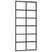 Ușă glisantă cu set de feronerie neagră 90x205 cm Sticlă ESG - WALTI WALTI