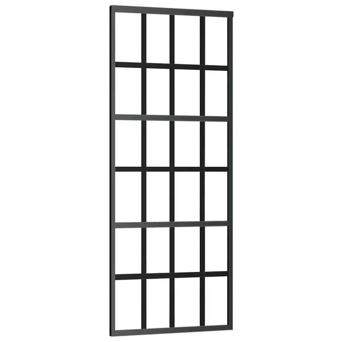 Ușă glisantă cu set de feronerie neagră 76x205 cm Sticlă ESG - WALTI WALTI