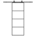 Ușă glisantă cu set de feronerie neagră 76x205 cm Sticlă ESG - WALTI WALTI