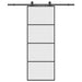 Ușă glisantă cu set de feronerie neagră 76x205 cm Sticlă ESG - WALTI WALTI